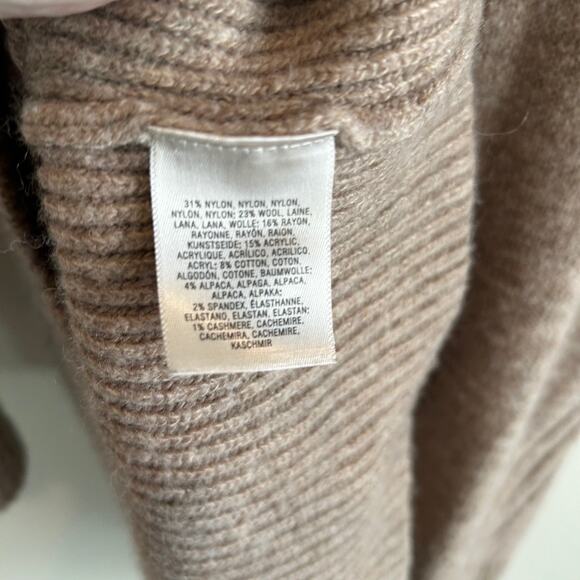 Anthropologie Dress Sonoran Cowl Neck SZM Long Sleeve Wool Blend Midi Sweater - Picture 8 of 11